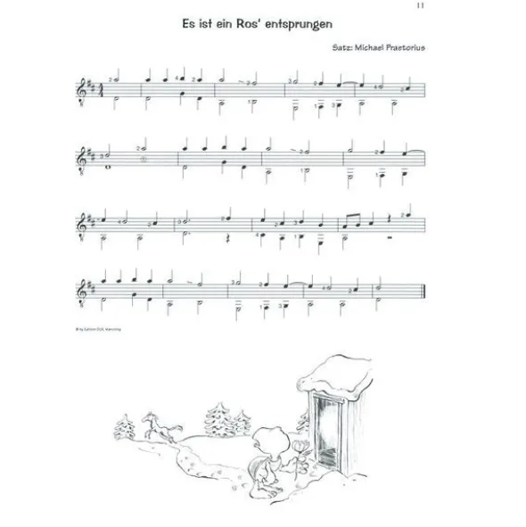 Edition Dux Play Guitar Christmas Schildi