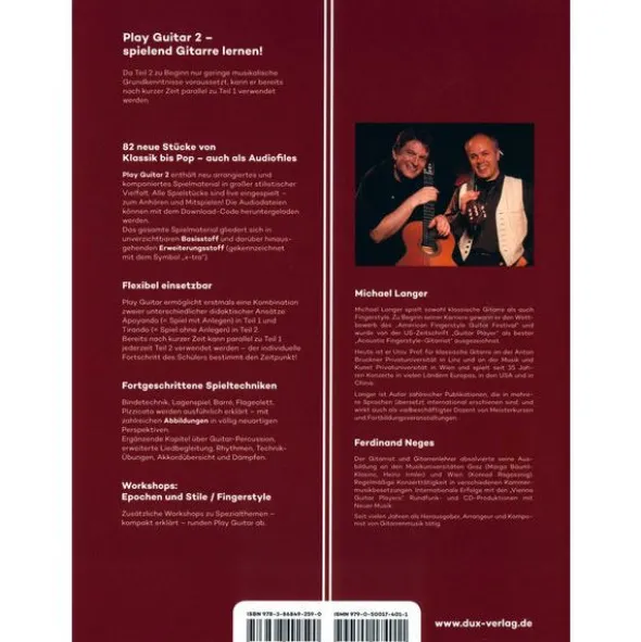 Edition Dux Play Guitar Gitarrenschule 2
