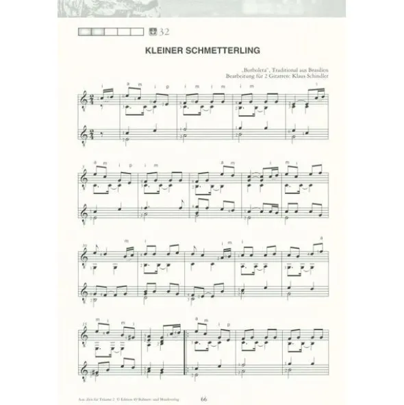 Edition Dux Saitenwege für zwei Gitarren 1