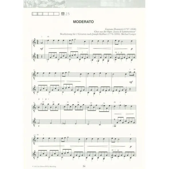 Edition Dux Saitenwege für zwei Gitarren 1