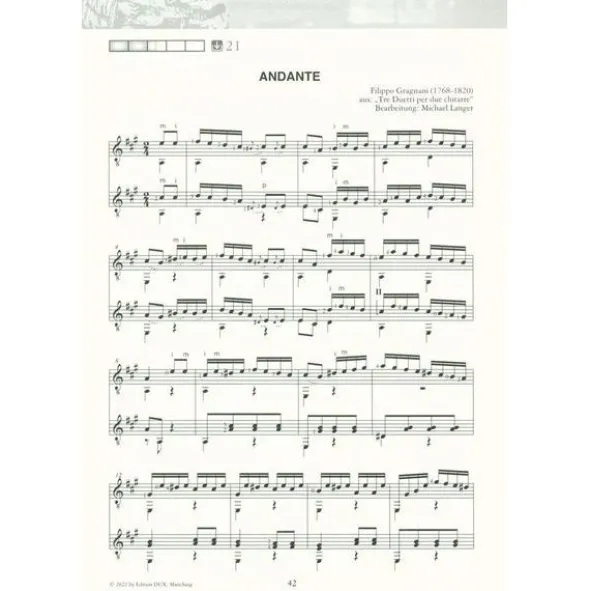 Edition Dux Saitenwege für zwei Gitarren 1