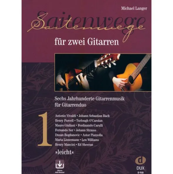 Edition Dux Saitenwege für zwei Gitarren 1