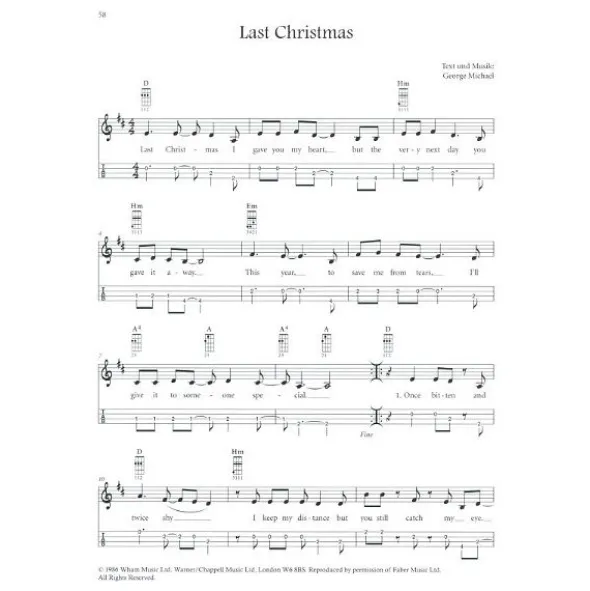 Edition Dux Weihnachten mit der Ukulele