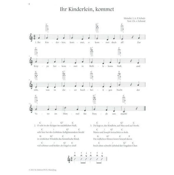 Edition Dux Weihnachten mit der Ukulele