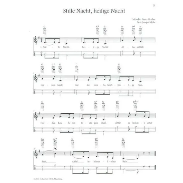 Edition Dux Weihnachten mit der Ukulele