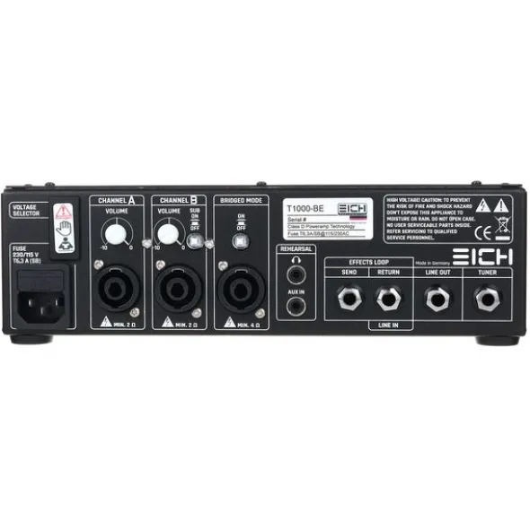 Eich Amplification T1000 Black Edition
