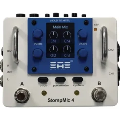 Elite Acoustics Stompmix 4 Pedal Mixer White