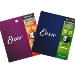 Elixir Acoustic/E-Guitar Bundle