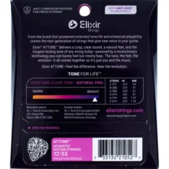 Elixir Attune 21052 Phosphor Bronze