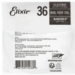 Elixir .036 Electric Guitar