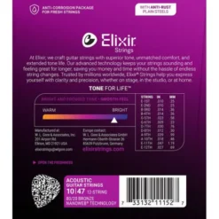 Elixir Nanoweb Light 12 Str. Acoustic