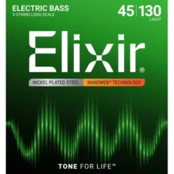 Elixir 14202 Nanoweb 5-String Light