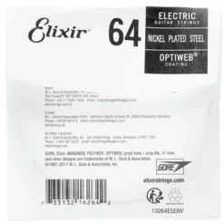 Elixir 0.64 Optiweb Electric Guitar