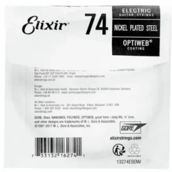 Elixir 0.74 Optiweb Electric Guitar