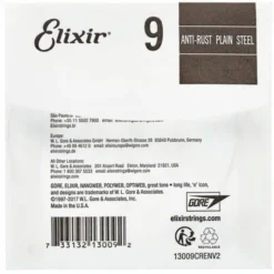 Elixir .009 Plain Steel Single String
