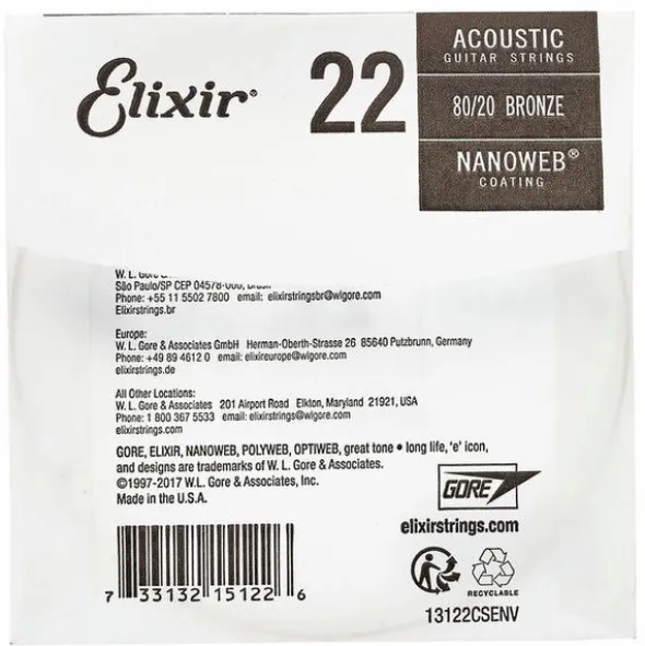Elixir .022 Western Guitar