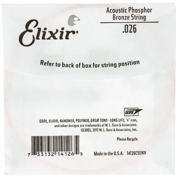 Elixir .026 Western Guitar Ph.