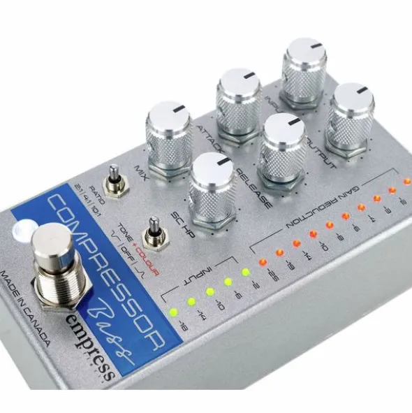 Empress Effects Bass Compressor Silver Spk
