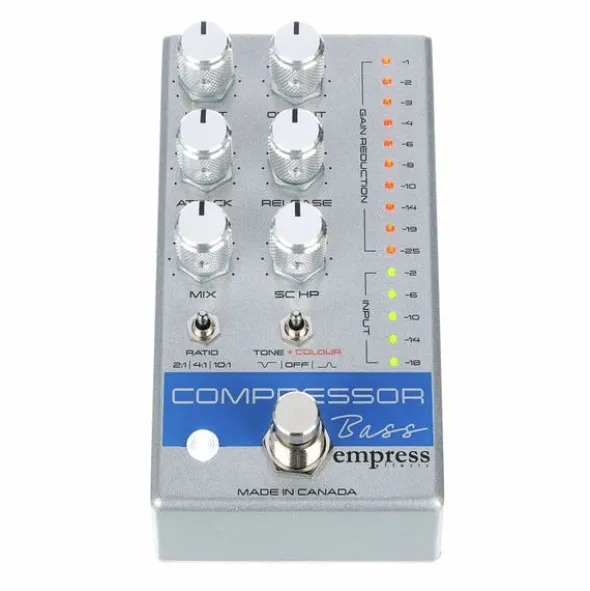 Empress Effects Bass Compressor Silver Spk