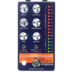 Empress Effects Bass Compressor Blue Spk