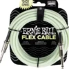 Ernie Ball Flex Cbl 20ft Glow in the Dark