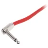 Ernie Ball Red Flex Ribbon Patch Cable 6"