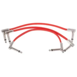 Ernie Ball Red Flex Ribbon Patch Cable 6