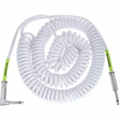 Ernie Ball Spiral Instrument Cable White