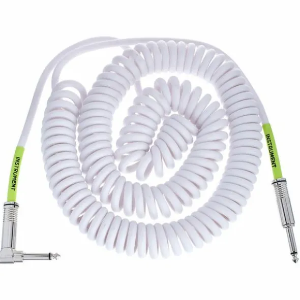 Ernie Ball Spiral Instrument Cable White