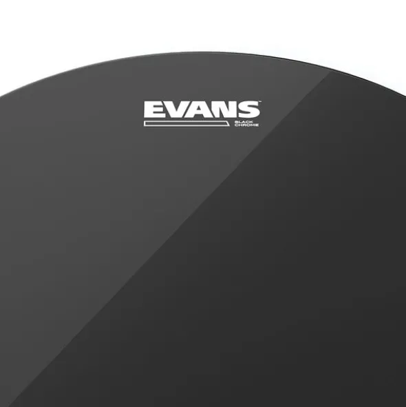 Evans 12" Black Chrome Tom