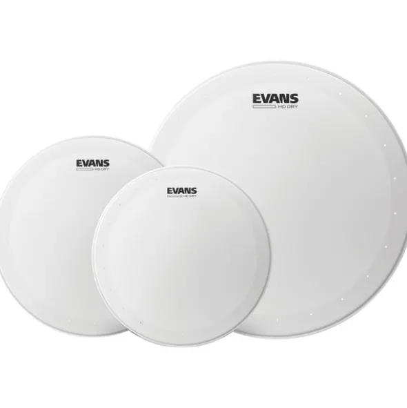 Evans HD Dry Coated Tom Pack Rock