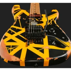 Evh Frankie Striped MN Relic B/Y