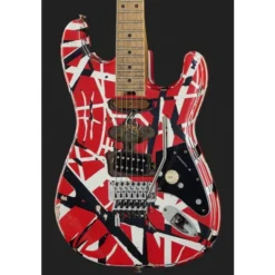 Evh Frankie Striped MN Relic R/W/B