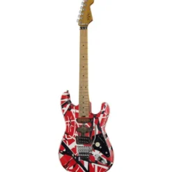 Evh Frankie Striped MN Relic R/W/B