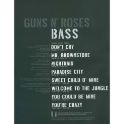 Faber Music Guns N´ Roses Bass Play-Along