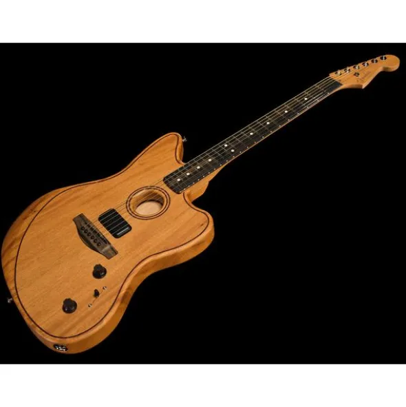 Fender AM Acoustasonic Jazzm. Mah NAT