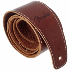 Fender Broken-in Leather Strap Tan