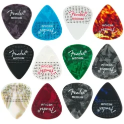 Fender 351 Dotted Celluloid 12Pk Med