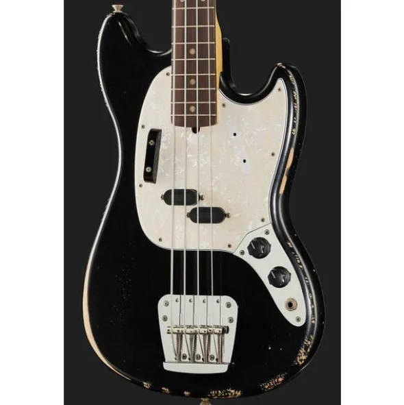 Fender JMJ Mustang Bass R.Worn RW BK