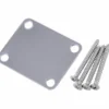 Fender Neck Plate Vintage Plain Chrom
