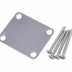 Fender Neck Plate Vintage Plain Chrom