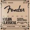 Fender 100 Nylon CLR/SLVR Tie End