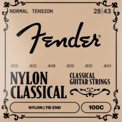 Fender 100 Nylon CLR/SLVR Tie End