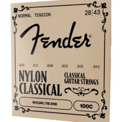 Fender 100 Nylon CLR/SLVR Tie End