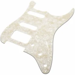 Fender Pickguard HSS Aged White Moto