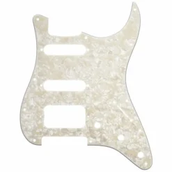 Fender Pickguard HSS Aged White Moto