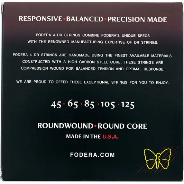 Fodera x DR 5-String Set Medium SS