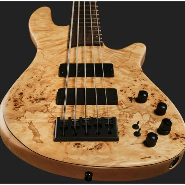 Franz Bassguitars Merak 5 Poplar Burl Premium