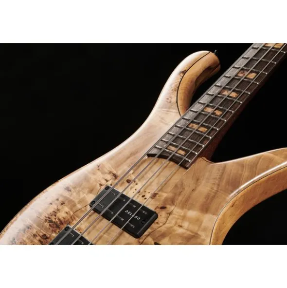 Franz Bassguitars Sirius 4 DC Poplar Burl