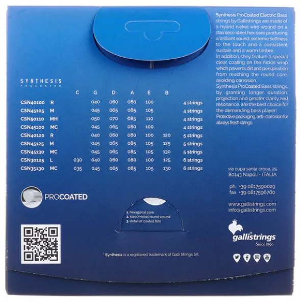 Galli Strings CSN45125 Synthesis Bass 5-Str.